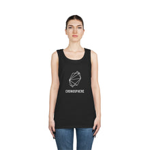 White logo Cronosphere Cotton Tank Top