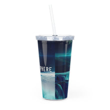 Explore the Sphere Plastic Tumbler with Straw