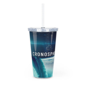 Explore the Sphere Plastic Tumbler with Straw