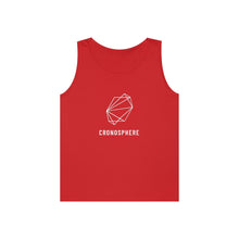 White logo Cronosphere Cotton Tank Top