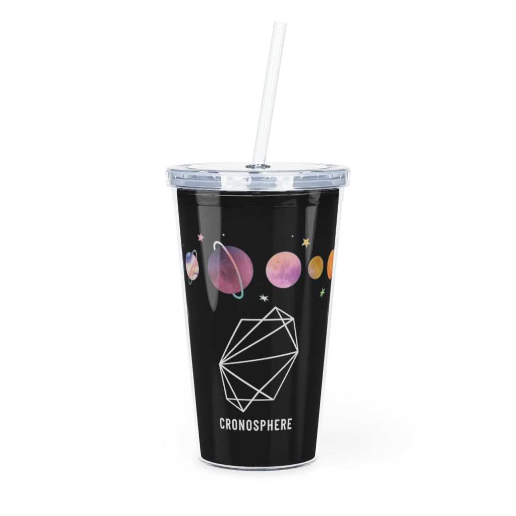 Cronosphere Plastic Tumbler with Straw