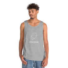 White logo Cronosphere Cotton Tank Top