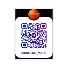 Crolon Mars Telegram QR Kiss-Cut Stickers