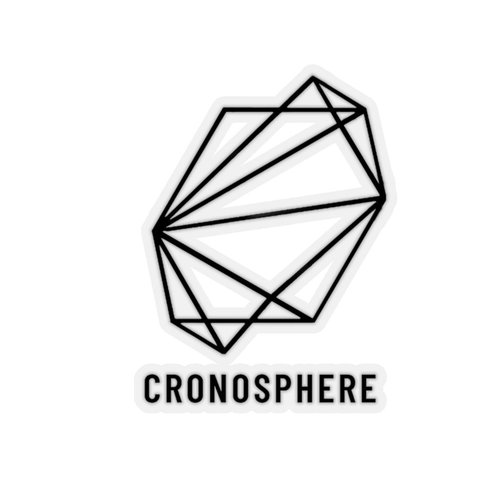 Transparent Black Cronosphere Sticker