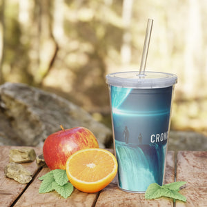 Explore the Sphere Plastic Tumbler with Straw