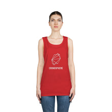 White logo Cronosphere Cotton Tank Top